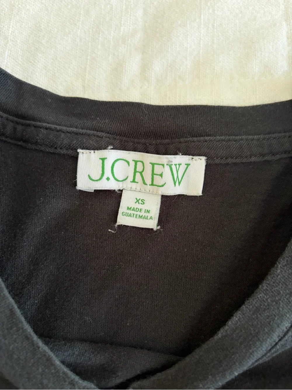 J. Crew Black Tiered Flutter-Sleeve Dress